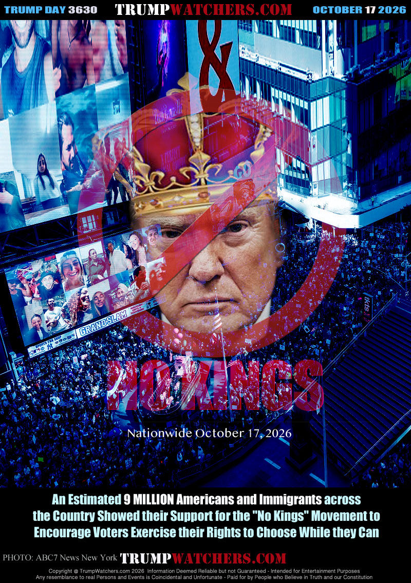 An Estimated 9 MILLION Americans and Immigrants across
the Country Showed their Support for the 